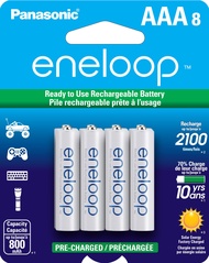 Panasonic BQ-CC55SBA Advanced Individual & BK-3MCCA8BA AA 2100 Cycle Ni-MH Pre-Charged Rechargeable