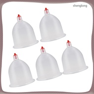 5Pcs Reusable Cupping Cups Plastic Cupping Cups Traditional Cupping Devices Convenient Cupping Devic