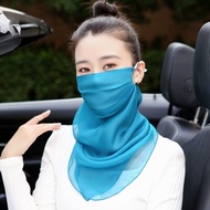 100  mulberry silk mask ventilation neck summer suntan veil all female silk mask LianBo kind of face mask shade