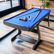 142cm Pool Table Snooker Table Meja Pool Meja Snooker Adjustable Foldable Game Billiards Arcade Room