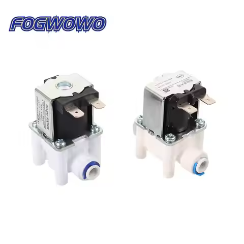 DC12V/24V Water Inlet Switch Water Purifier Valve Normally Closed 1/4" Quick Access Water Electric S