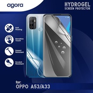 LAYAR Anti-Scratch Hydrogel For Oppo A53, A33 Hydrogel SCREEN Protector Film - ANTI SPY, FULL SCREEN