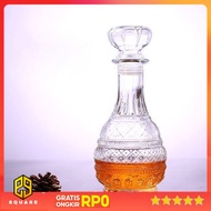 Temkin Whisky Decanter Glass Bottle Liquor Scotch Luxury Pagoda - C25 Original 99 Square