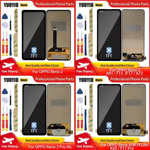 For OPPO Reno 2/3 Pro 4G/4 Lite/4F/5 5G/6/7 SE/8 Pro/10X Zoom F15 F17 Pro F21S Pro Find X5 Lite Reno