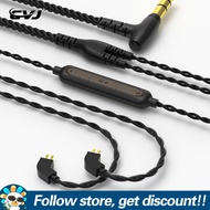 FAAEAL CVJ V2 Replacement Cable 4 Cores OFC Detachable IEM Earphone Cable Upgrade Headphone Line 2Pi