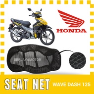 HONDA MOTOR SEAT NET WAVE DASH 125 BLACK HITAM JARING SARUNG KUSYEN SEAT COVER NETT UNIVERSAL