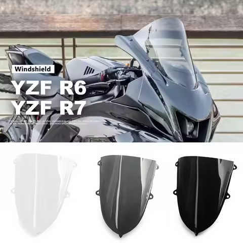NEW Motorcycle Windshield Fairing For Yamaha YZF R7 YZF R6 YZF-R6 YZF-R7 YZFR7 YZFR6 Wind Deflector 