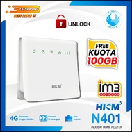 Modem Wifi Hkm N401 Indosat Im3 4G Unlock All Operator Free 1200Gb