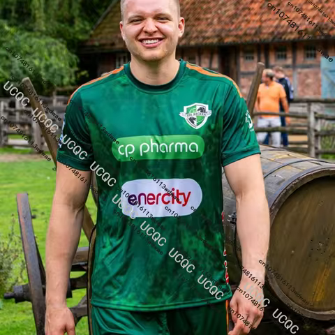 26/25 New Arrival TSV Hannover Burgdorf Handball Jersey Germany Casual Men Sport Adult&Kid Breathabl