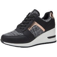 High Heeled Wedge Sneakers for Women Dressy Fashion Platform Sneakers Hidden Wedge Sneakers Tennis S