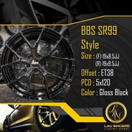 BBS SR99 Style (F) 19x8.5JJ(R) 19x9.5JJ 5x120 Gloss Black