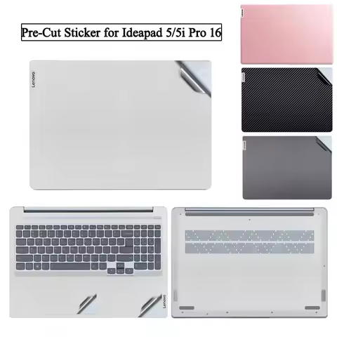 Anti Scratch Sticker Skin for 2024 2023 Lenovo Ideapad 5 5i pro 16 inch 16AHP9 16IMH9 16ARH7 16IRH8