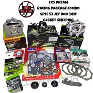 Ex5 Dream Racing Combo Package Spec 53mm Jet Rod 3mm Gasket Sekeping