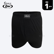 Rider Premium BIG Size - Loose Men's Boxer R812BSHT Black, 1 Piece