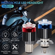 TOPSHOW Motorcycle Led Headlight H4 BA20D Headlight Projector Lens Moto Signal Lamp Bulb Hi/Lo Beam 