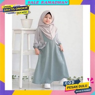 Baju Muslim Anak Perempuan 2023 Dress 2Thn Import Murah Cewek 3 4 Tahun 7 8 Umur 5 10 Th Gamis Terbaru Model Baru Viral Crinkle Lebaran Lucu Kekinian Korea Lesti Baju Ngaji 2 9 13 1 6 Thn Gamis Anak / Busana Muslim Anak / Gamis Anak Perempuan 1 EP257