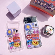 Mobile Phone Protective Case kpop bts Samsung Zflip3 Zflip4 Jin Shuozhen Same Style PTD