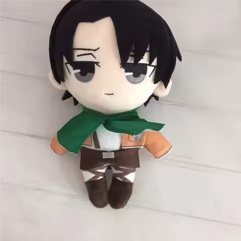 New Arrival Levi Ackerman Cosplay Anime Mikasa Eren Jaeger Chibi Manga Cute Soft Adorable Cartoon Pl