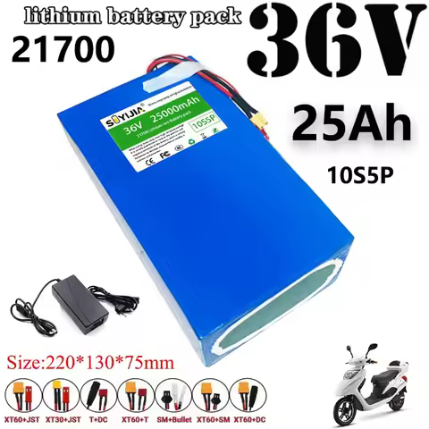 Lithium Battery with Built-in BMS Protection, High Power Replacement Battery 2A Charger High Quality