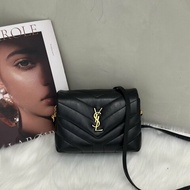 YSL Loulou toy方胖子 - 迷你黑金