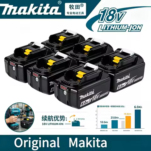 100%Genuine Makita Original Quality Battery,perfect Replacement for BL1850B BL1860B BL1830B,stable C