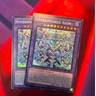 TGT Yugioh genuine Yugioh card Hyperinvoked Aeon CORI-AE033 secret