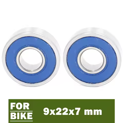 MR2297-2RSV Bearing 9*22*7 mm ( 2 PCS ) 608/9 RSV Bicycle Hub Front Rear Hubs Wheel 9 22 7 Balls Bea