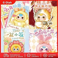 ANGGRAEINI G Baby Three Baby Three Macaron Rabbits Baby Three-Year-Old Series BB3BLIND BOX Vinyl fac