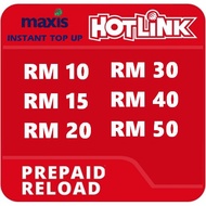 Hotlink Maxis Prepaid Top Up Credit