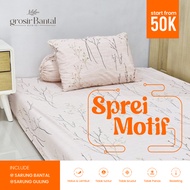 AESTHETIC BED SHEET MOTIF BED SHEET size 120x200 160x200 180x200 90X200