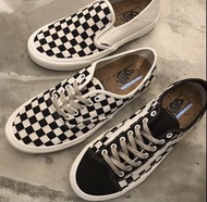 古毛🌵 VANS BOLD NI 萬斯黃白棋盤格滑板休閒鞋 復古  運動 情侶鞋 棉麻材質 輕量 軟木塞 日系