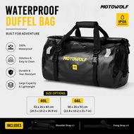 MOTOWOLF Motorcycle Dry Duffel Bag Multi Purpose Waterproof Bag Travel Bag Delivery Bag 40/66L
