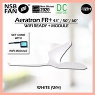 NSB FAN AERATRON FR+ 43 / 50 / 60 Inches WiFi Ready + Module With Remote Control 6 Speeds DC Motor C