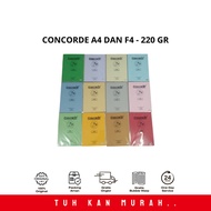CONCORDE COVER LAID F4- 220GR FOLIO-10 LBR/80530 WHITE