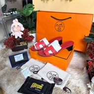 ️ Used Like VeryNew Hermes Oasis Sandal Orange Capucine (Women's) Size38 Suitable For Feet 245-4.7cm