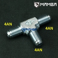TH * 3 Way 4AN Male Union Tee Adapter Fitting