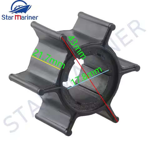 655-44352 Impeller 655-44352-00 For Yamaha Outboard Motor 2T 6HP 8HP 6A 8A 655-44352-09 655-44352-10