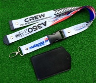 [FAST SHIPPING 🇲🇾] Malaysia Airlines Lanyards FREE ID HOLDER MAS MAB Firefly AirAsia Batik Malindo B