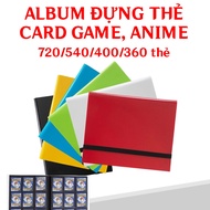 540 Card Album, Small One Piece, Yugioh, Pokemon 3x3 Collectible Card Book in All Colors - Cards Not