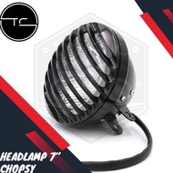 7 In Chopsy Motorcycle Headlamp Custom Chopper Bobber Scrambler Best Quality