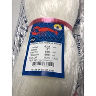 0.33mm X 5" X 100MD X 600ML Mata Lintang (LWS) (ISI KOSONG) Jaring Pukat Tangsi Mono Fishing Net [LO