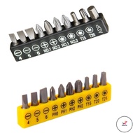 WOW】10Pcs Insert Bit Set Torx Flat Head Cross Electric Screwdriver Screws Head