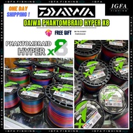 [IGFA] DAIWA Phantombraid Hyper X8 (Jual kira Meter) Multicolor Phantom Braid Daiwa Braid Line Tali 