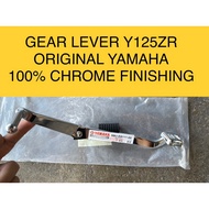 Y125ZR GEAR LEVER GEAR PEDAL PEMIJAK GEAR ORIGINAL YAMAHA CHROME FINISHING 100% FOR Y125ZR Y125Z 125