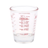 （Measuring Tools ）1PC 30ml Glass Measuring Cup Espresso Shot Glass Liquid Glass Ounce Cup With Scale Kitchen Measure Tool Supplies