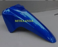 GRATIS ONGKIR - Slebor spakbor depan Supra X 125 New Batman hitam silver putih merah STANDAR ORIGINA