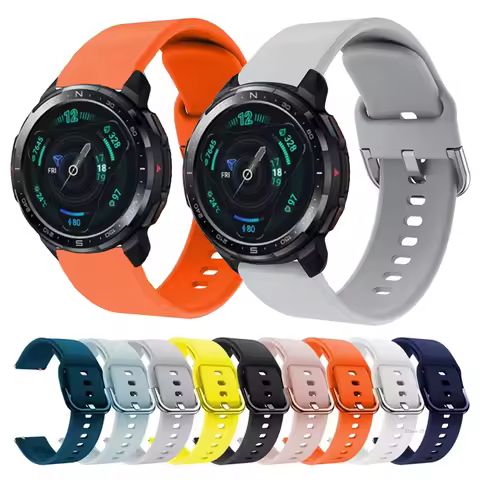 Silicone Strap For Huawei Honor GS Pro Sports strap Bracelet For Honor GS Pro/Garmin venu 3/venu 2 S