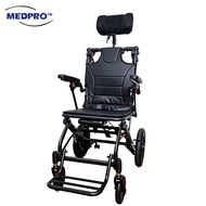 MEDPRO™ Lightweight Travel Reclining Push Chair 15.7" w Headrest | Wheelchair (13kg Only!)
