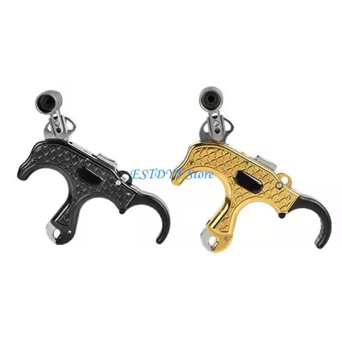G6DE Archerys Wrist Straps Release Compound Bows Release Aid Foldable 360 Rotate