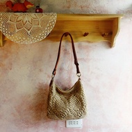 【訂製】Handmade手工編織/麻繩編織斜背包/肩背包/兩用包